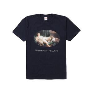 Supreme Navy Leda and the Swan Crew Neck T-shirt XLarge New